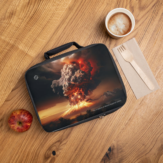 volcano lunch box desk