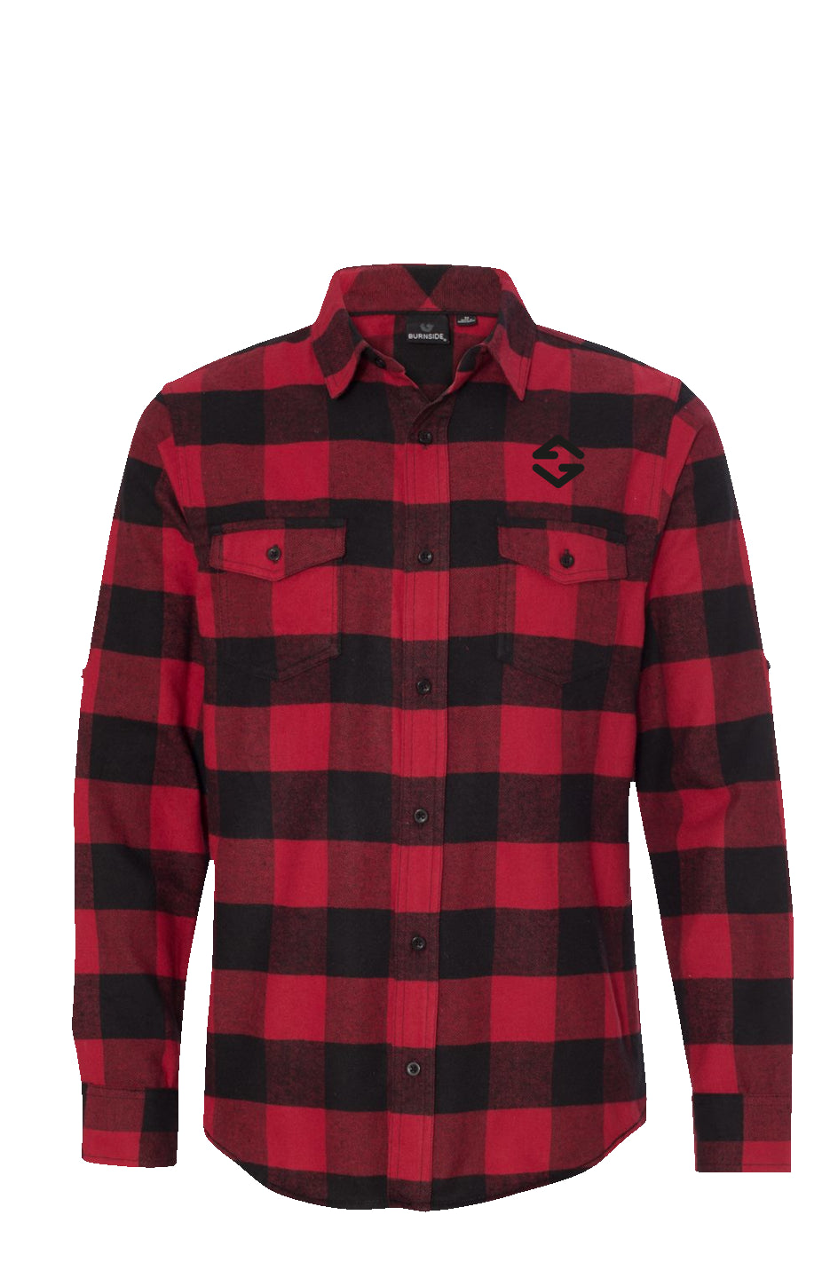 Men’s Flannel Shirt – Classic Buffalo Plaid | Barbwire Beach Men's Long Sleeve Flannel Red And Black button up long sleeve shirt