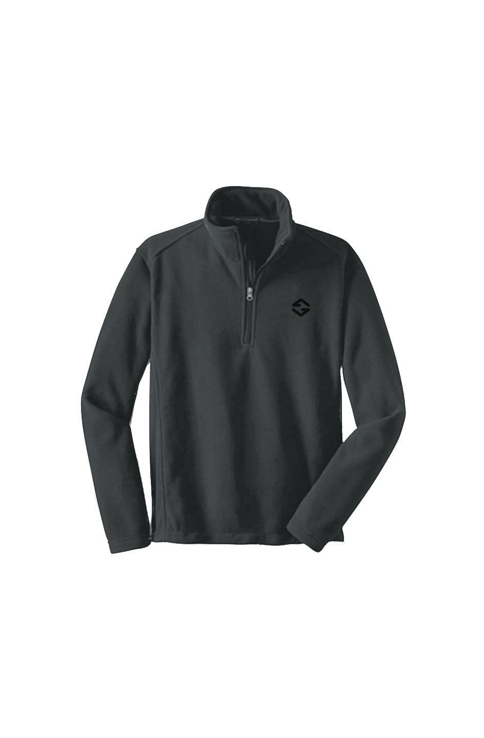 Quarter zip up - Zip Pullover Fleece gray