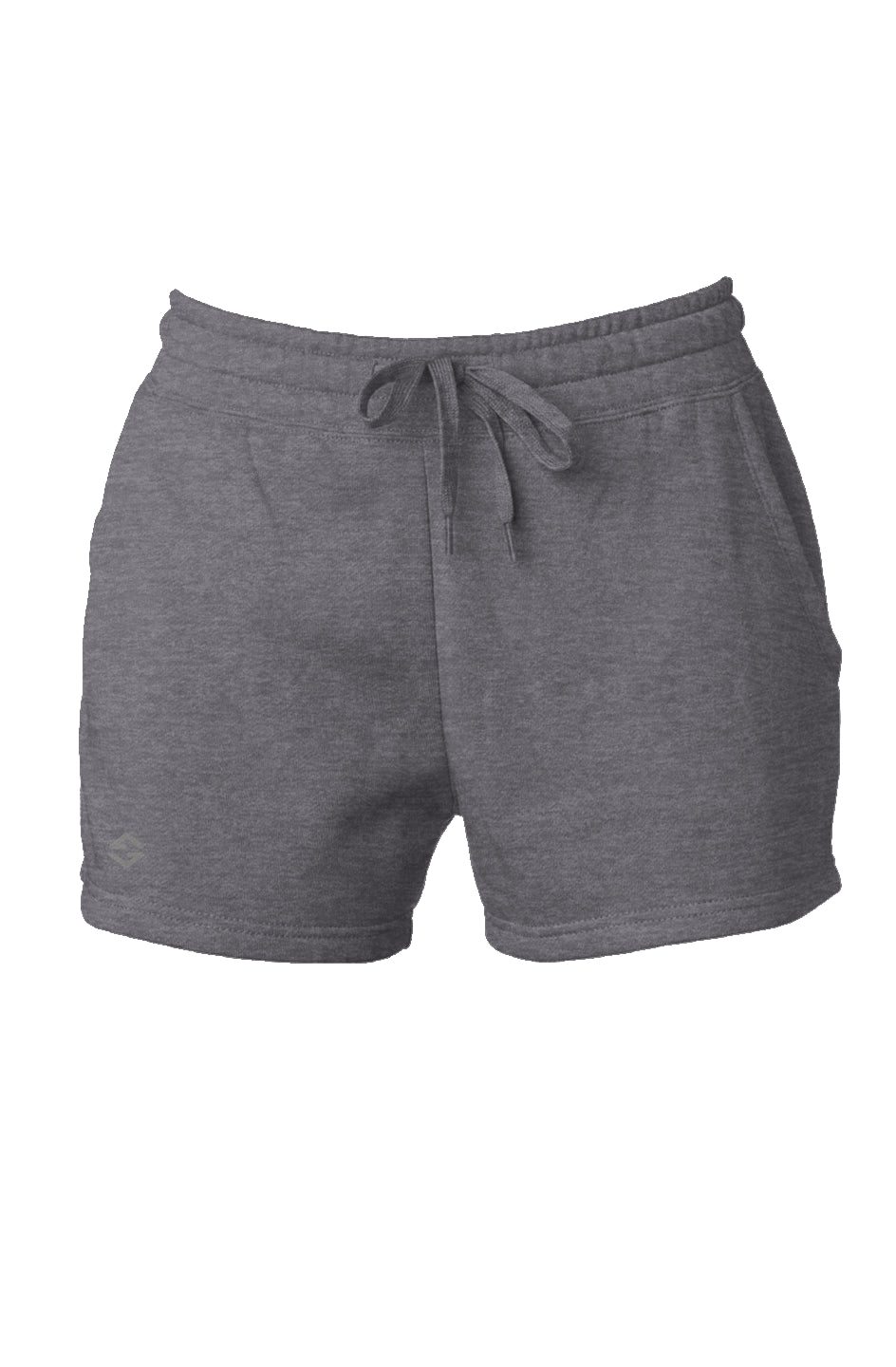 Women's Shorts Wave Wash shorts in gray with soft fleece fabric and relaxed fit