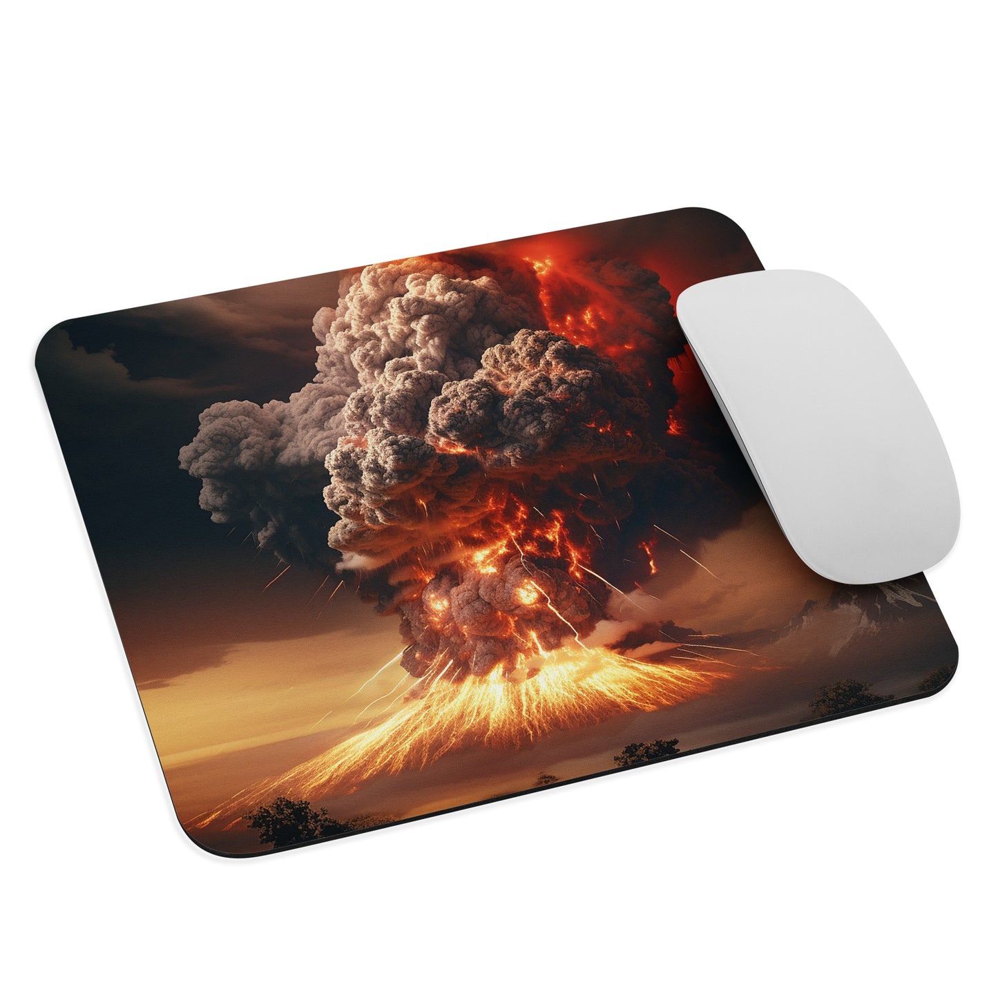 volcano mouse pad