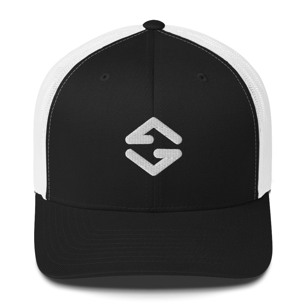 Barbwire Beach Signature trucker hat - black