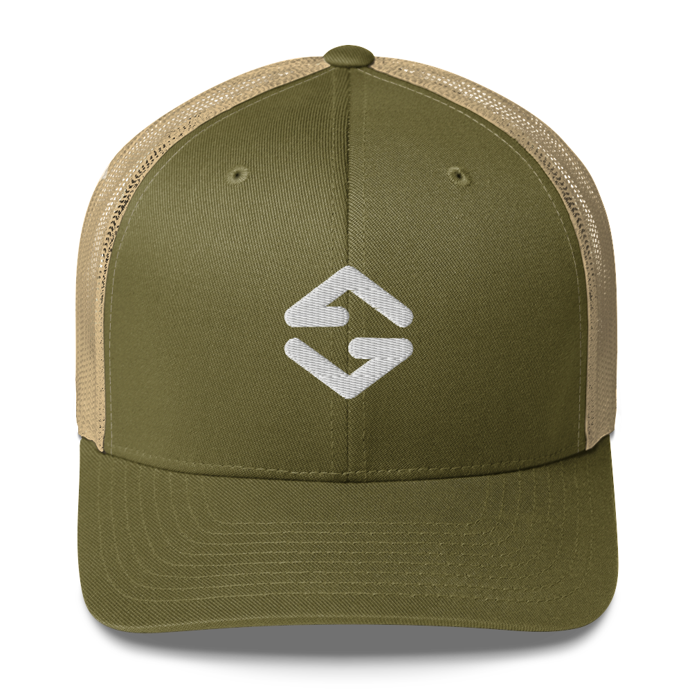 Barbwire Beach Signature trucker hat - army green