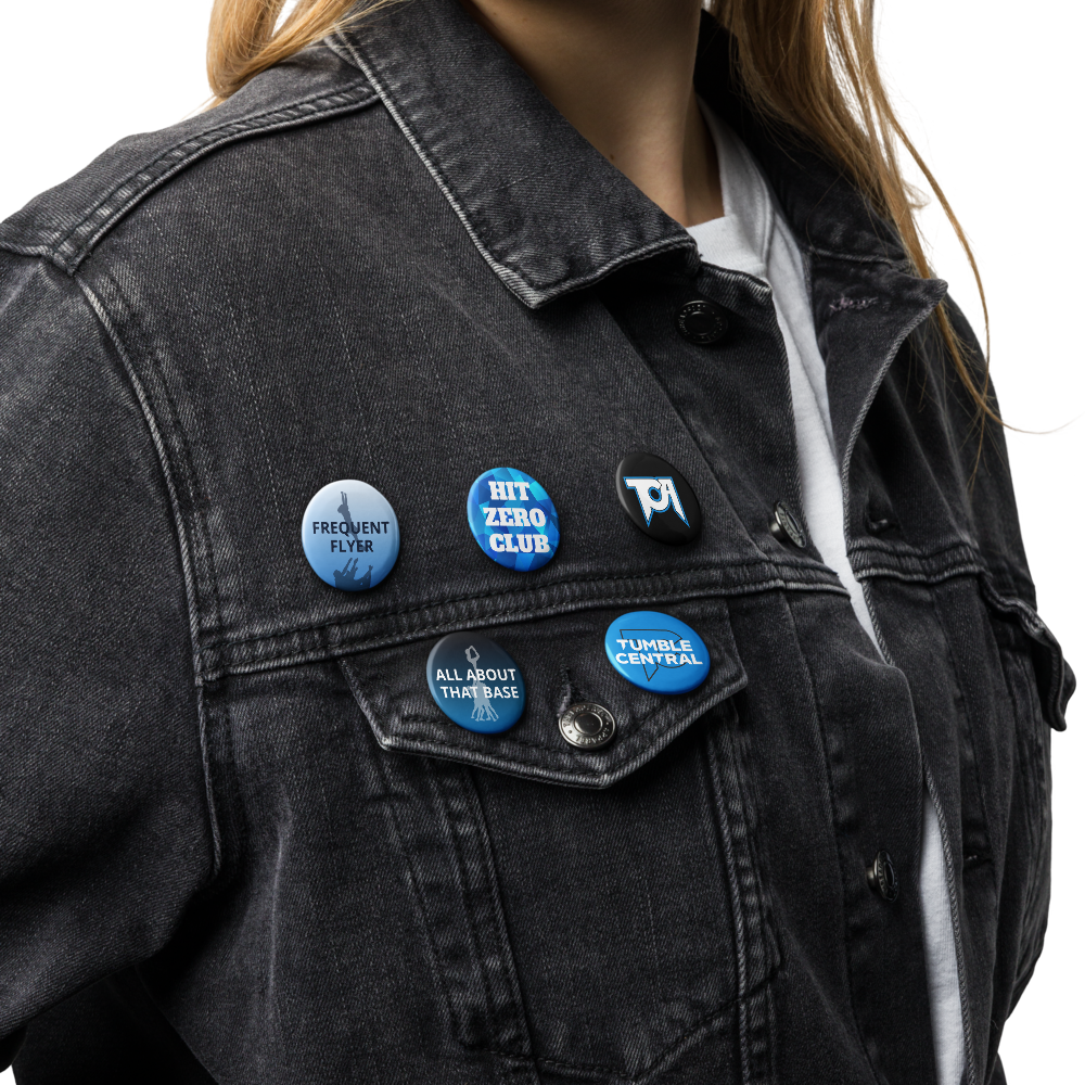 Set of 5 Button Pins
