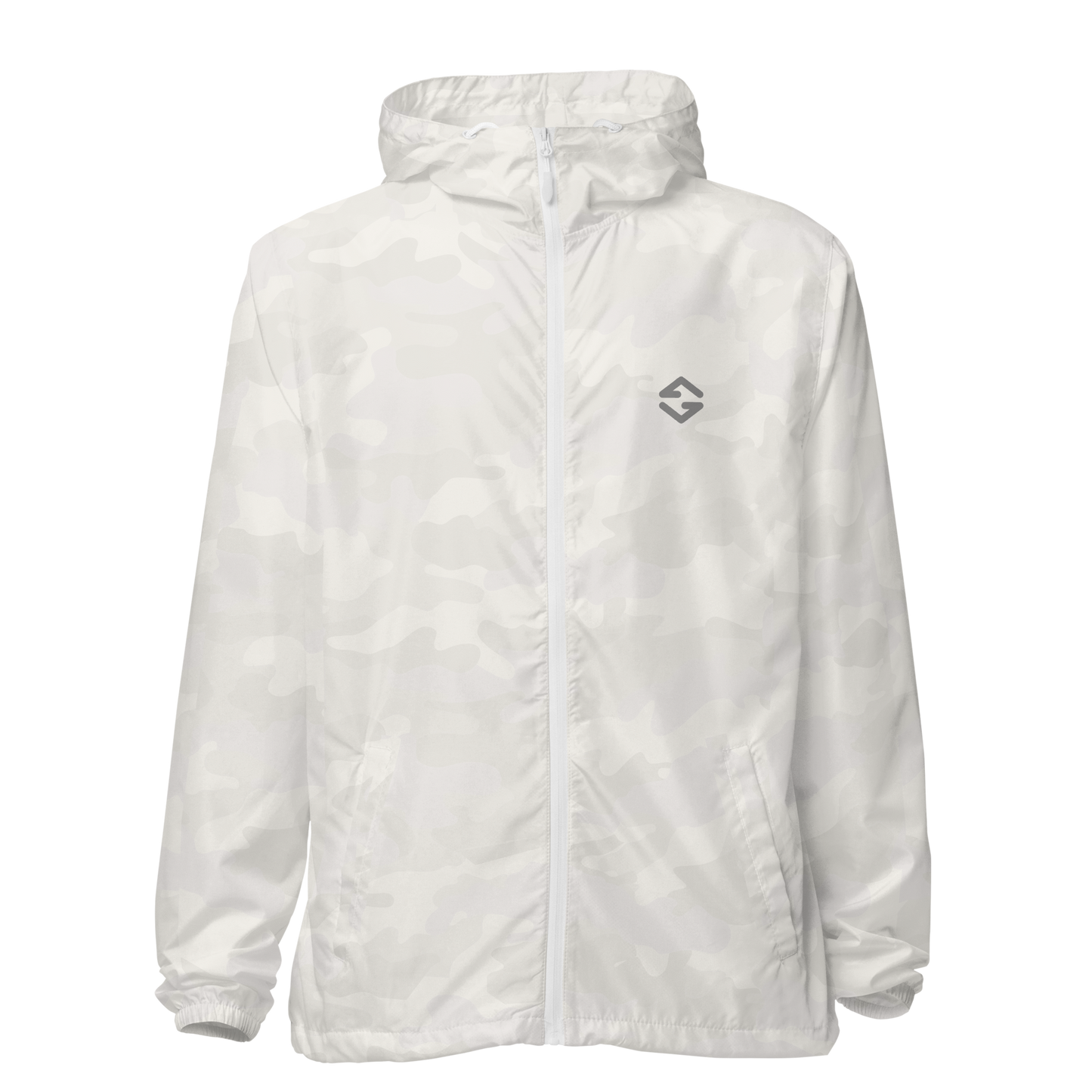 Signature white camo windbreaker Women's