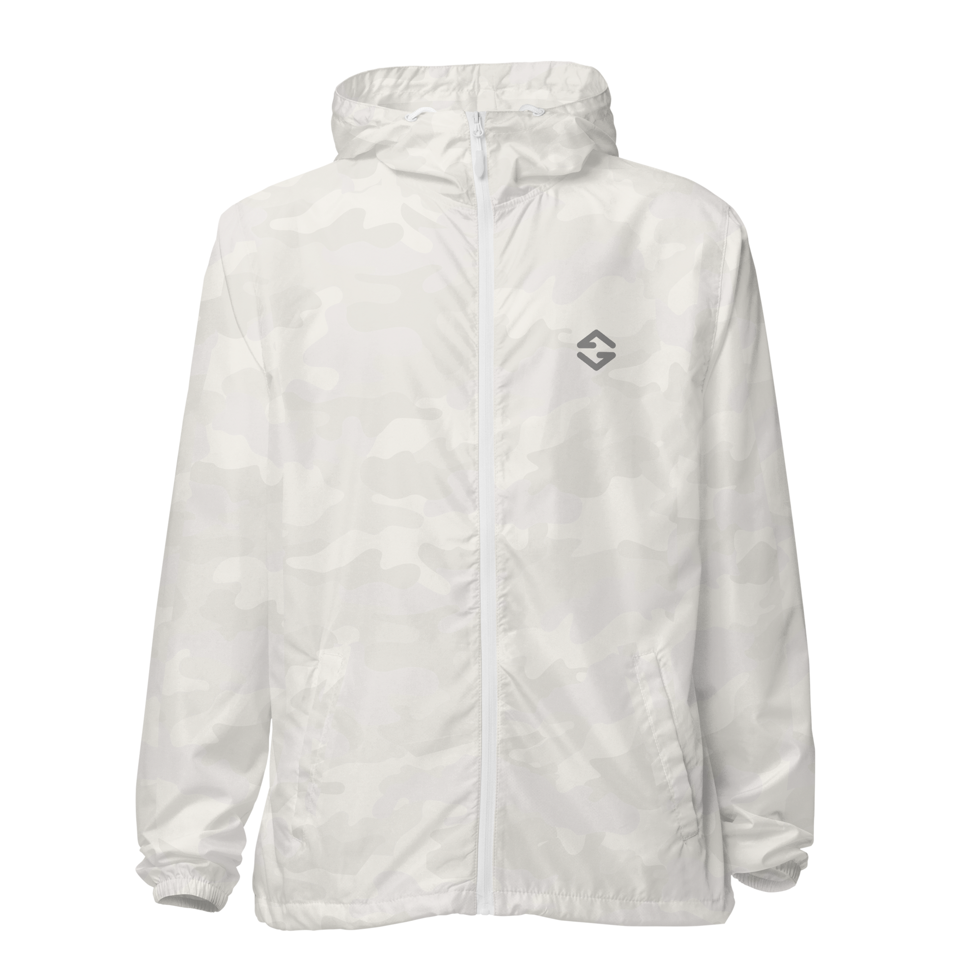 Signature white camo windbreaker Women's