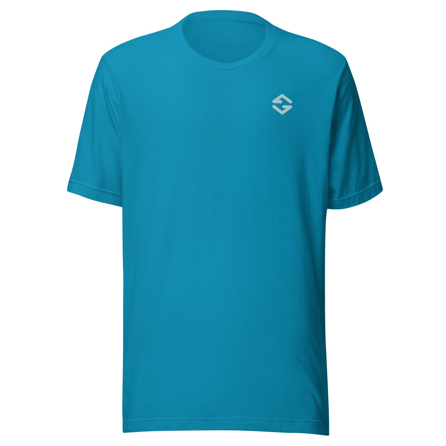 Arctic Surf Co T-Shirt in soft cotton with classic fit and short sleeves bright teal front
