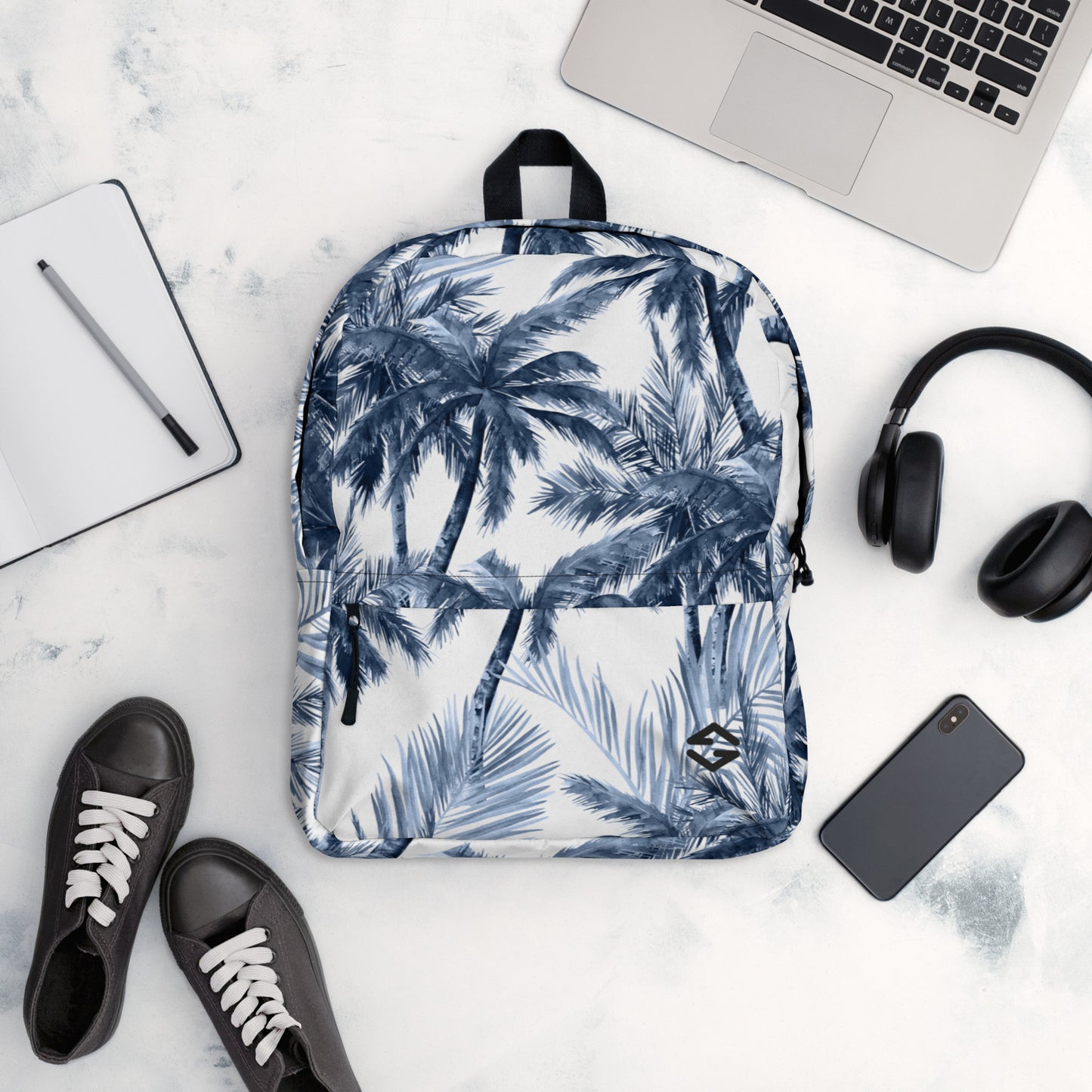 Palm Tree Print Backpack