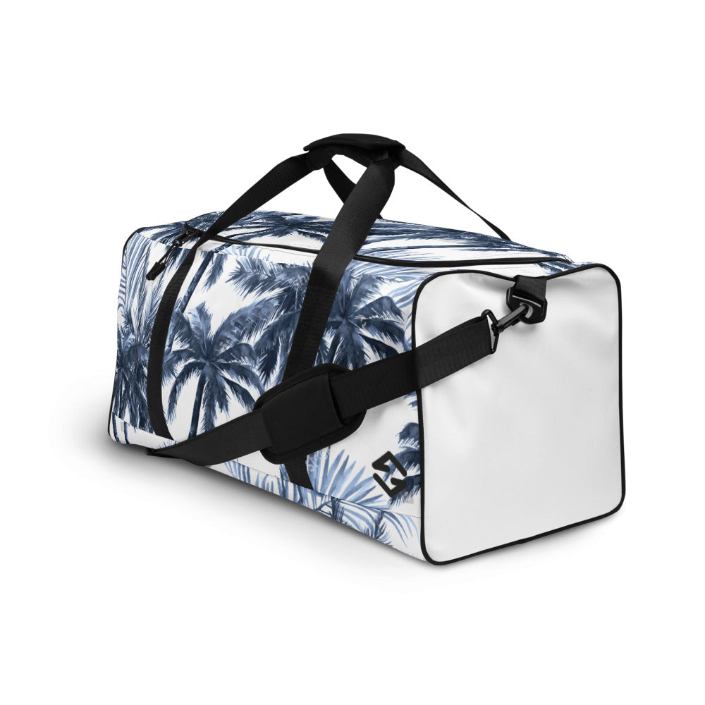 Palm Tree Print Duffle Bag Front side