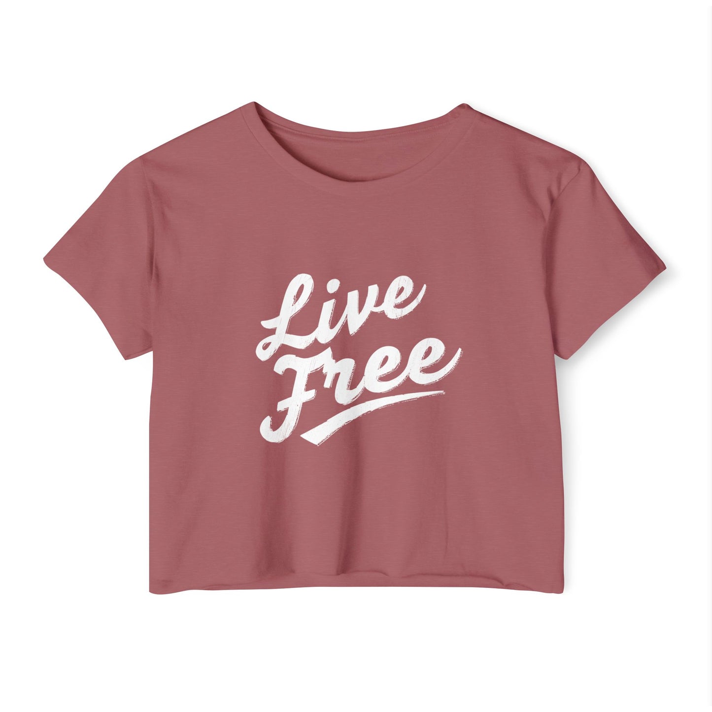 Live Free Women's Crop Top