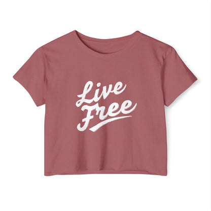 Live Free Women's Crop Top