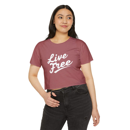 Live Free Women's Crop Top