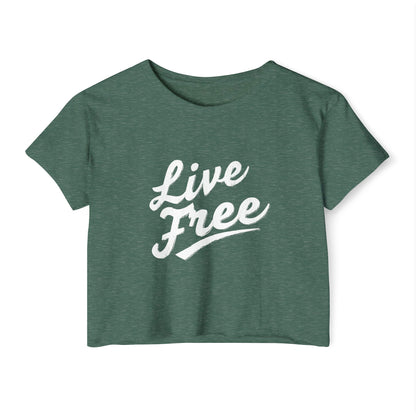 Live Free Women's Crop Top