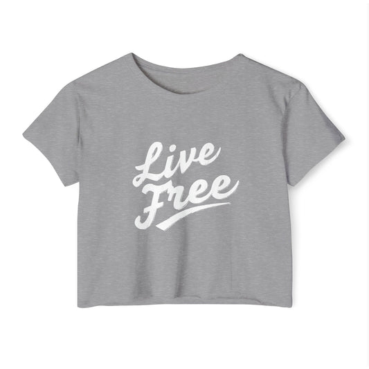 Live Free Women's Crop Top