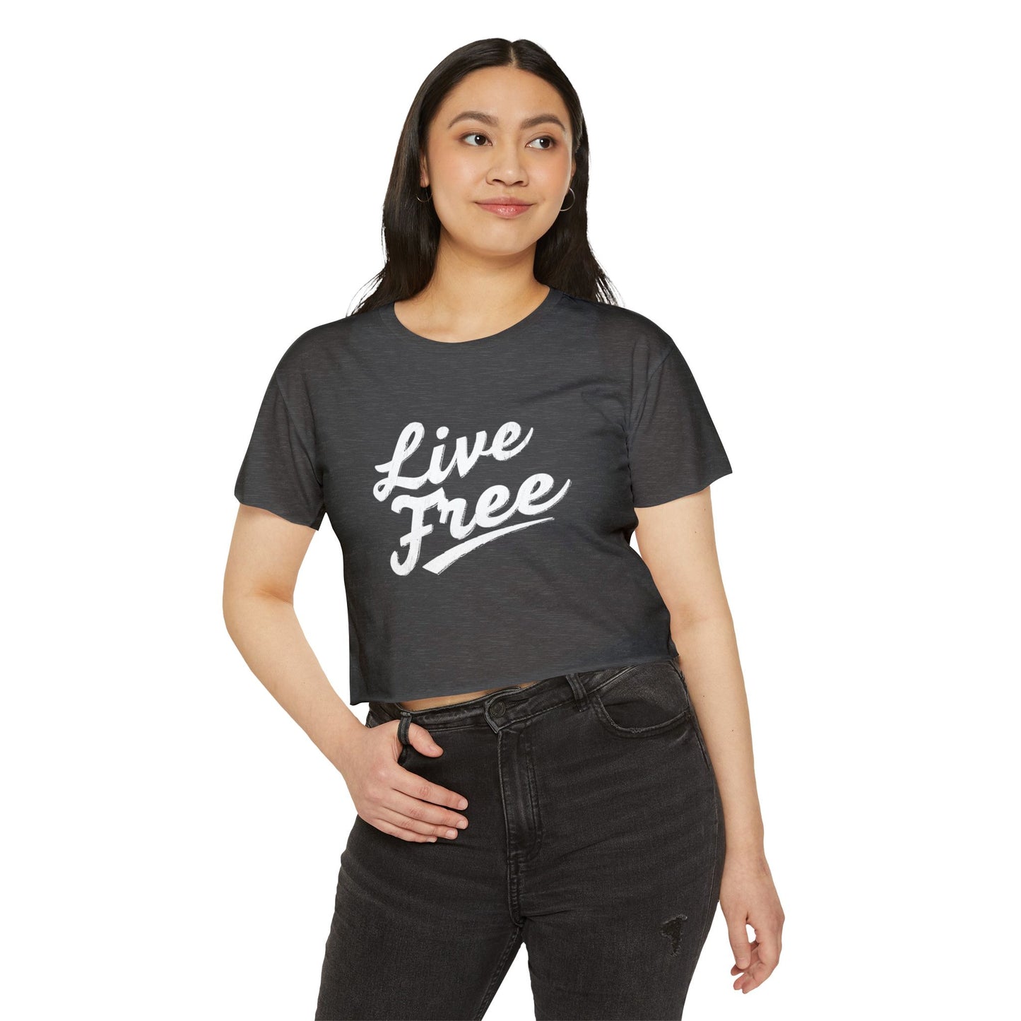 Live Free Women's Crop Top