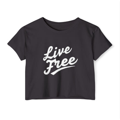 Live Free Women's Crop Top