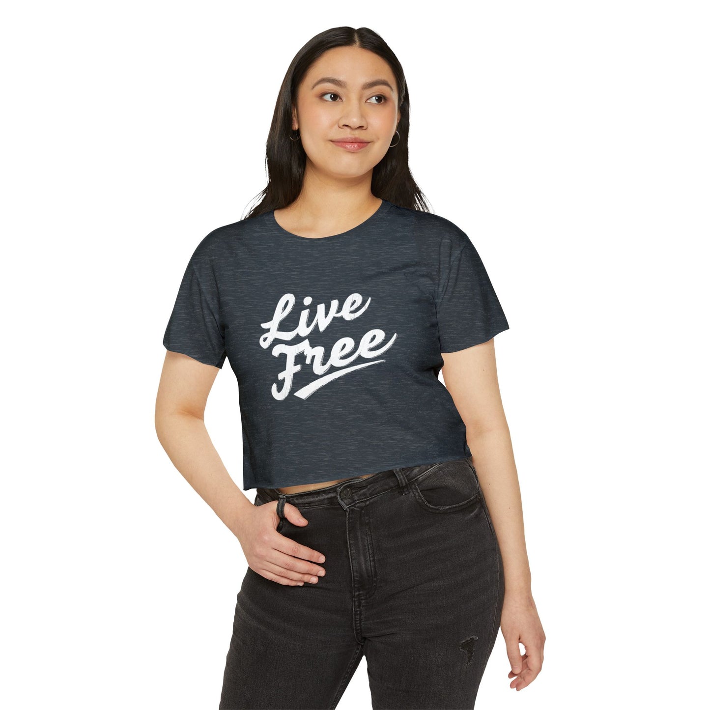 Live Free Women's Crop Top