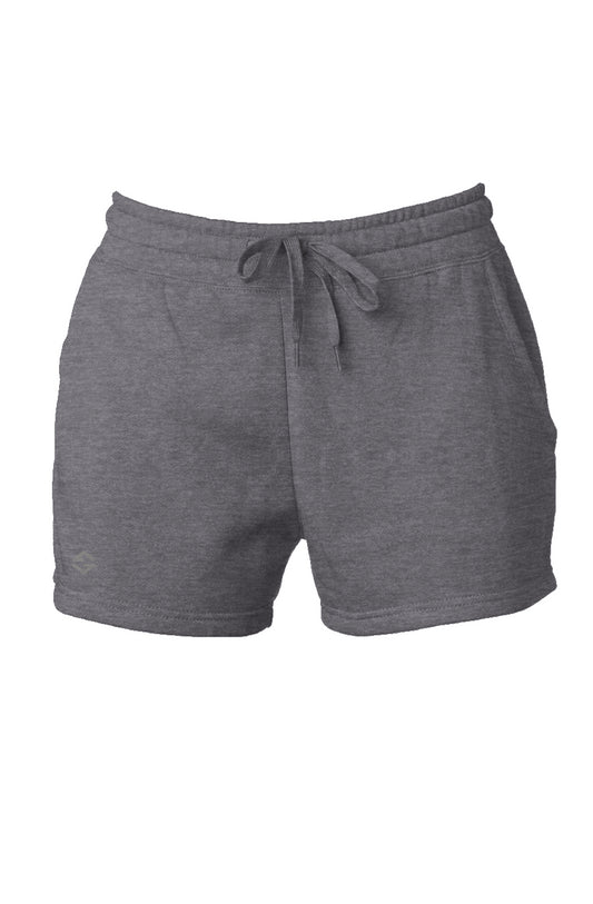 Women's Shorts Wave Wash shorts in gray with soft fleece fabric and relaxed fit