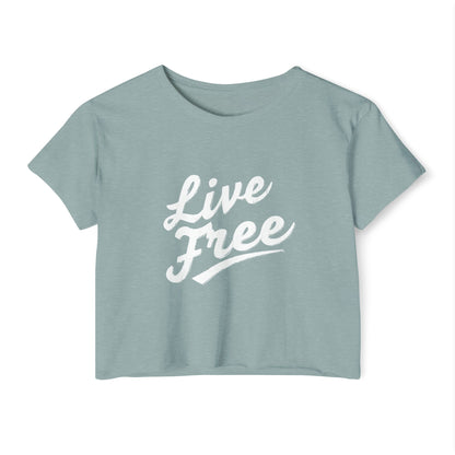 Live Free Women's Crop Top