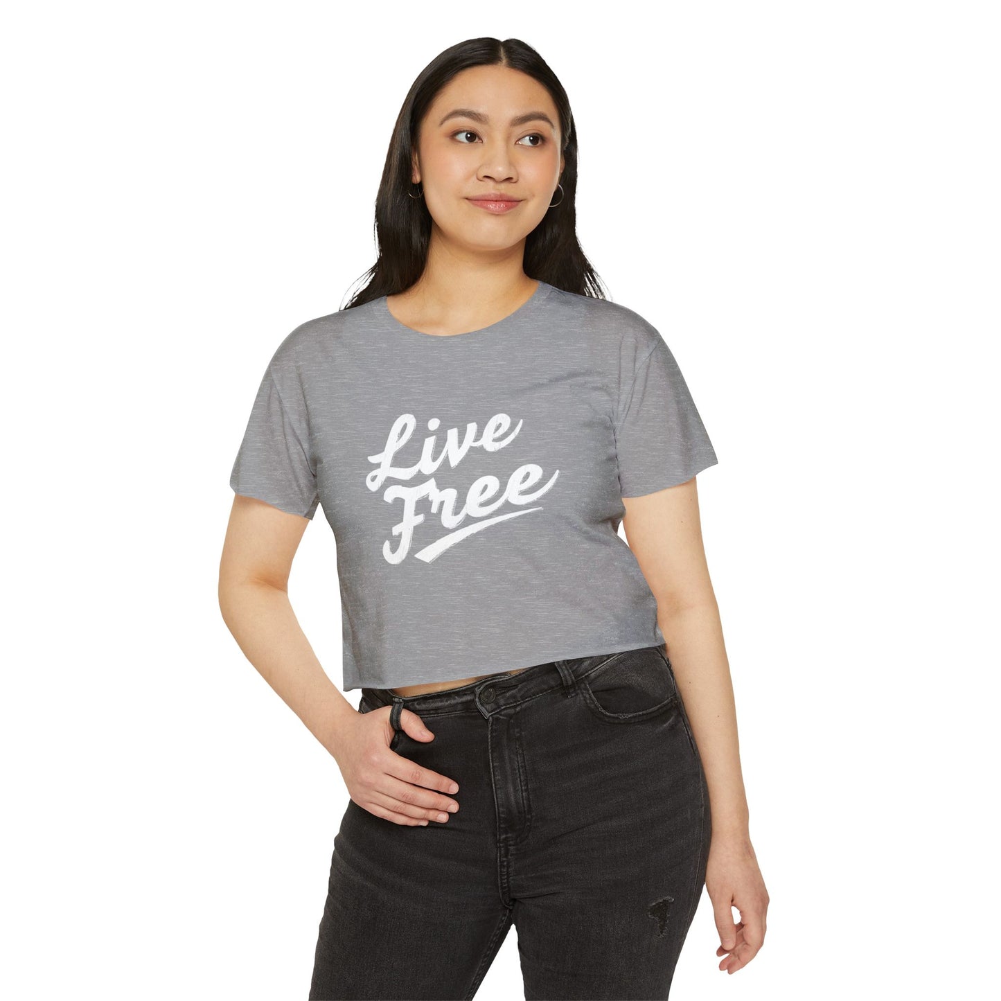 Live Free Women's Crop Top