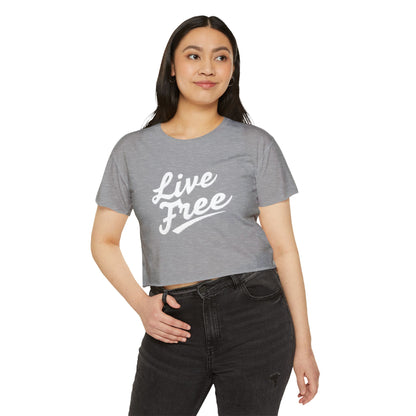 Live Free Women's Crop Top
