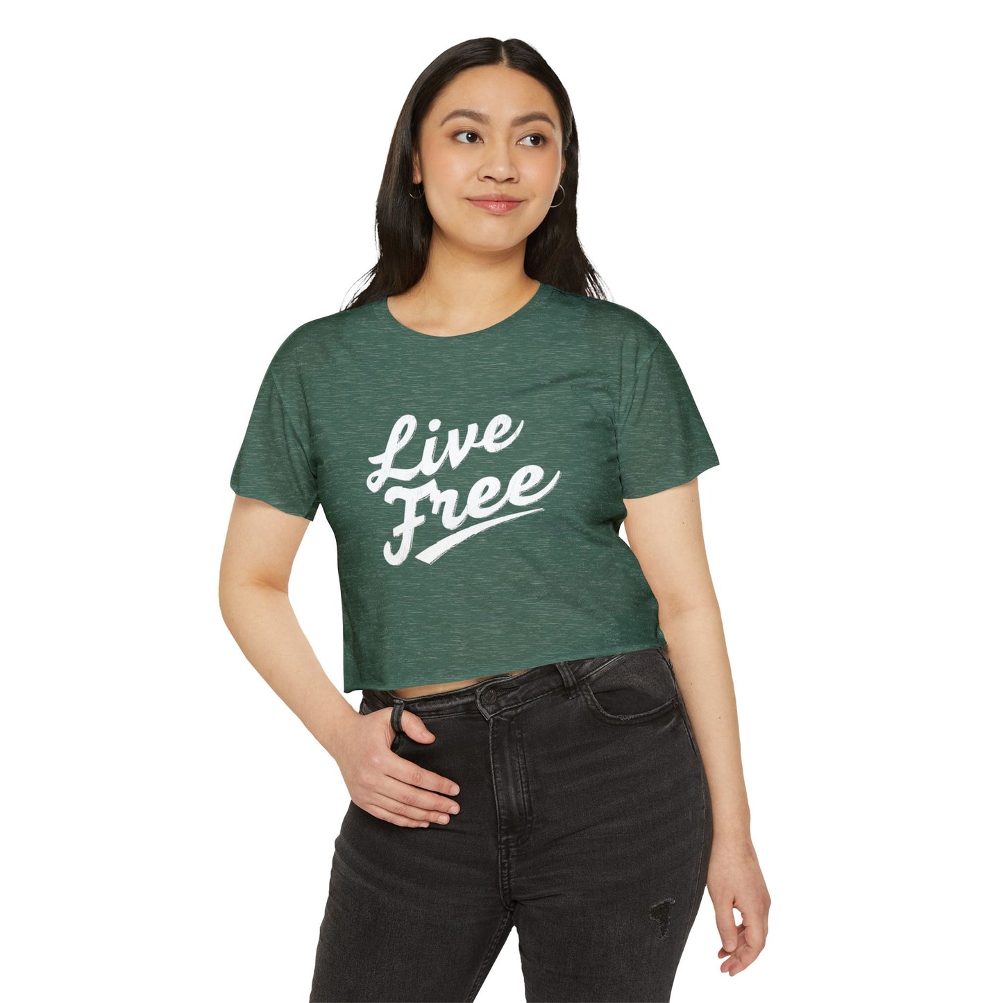 Live Free Women's Crop Top