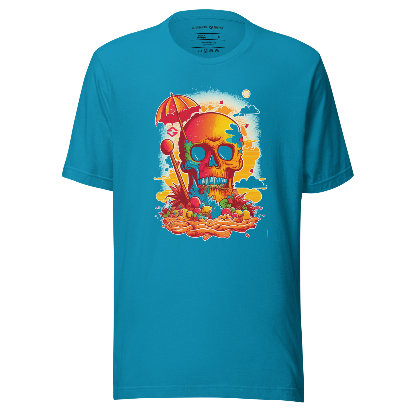 Tropical Skull Graphic Tee