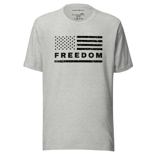 GRAY FREEDOM TEE